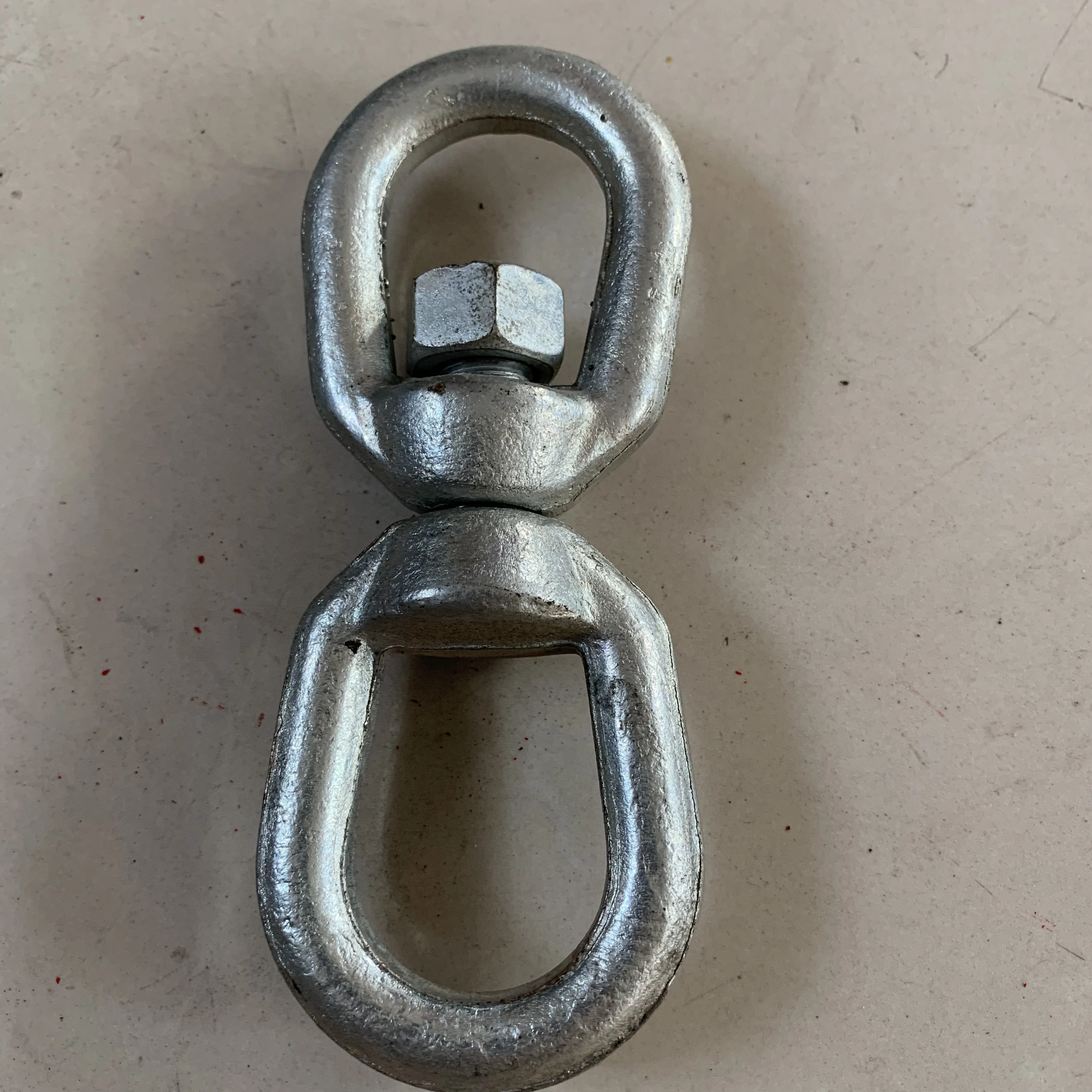 
G402 double eye swivel carbon steel chain swivel ring 