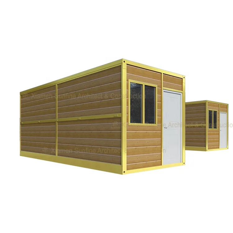 Double story shipping prefab glass slide out luxury 40 feet container tiny home modular house two story store