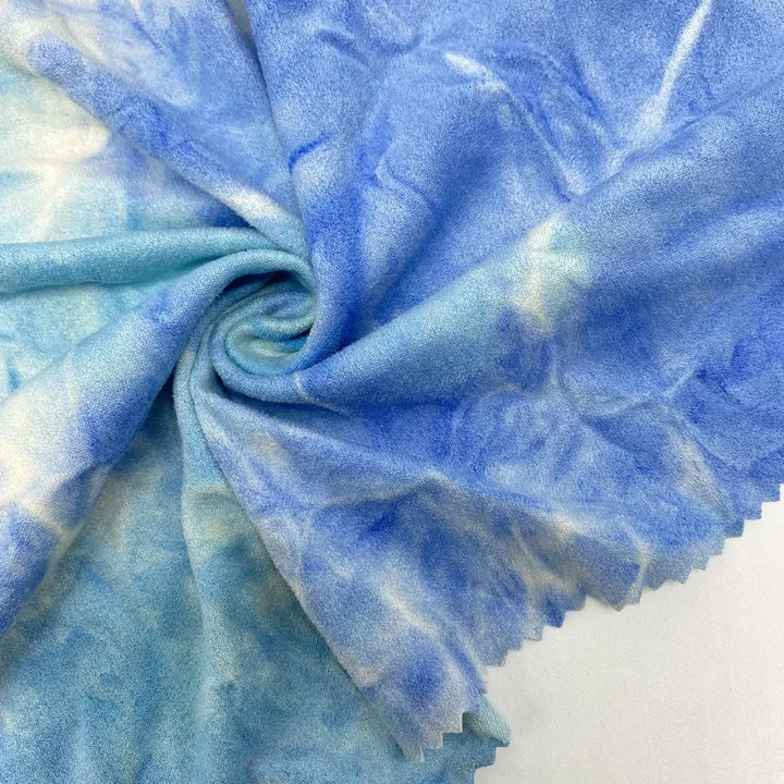 На заказ четыре стрейч замша 90% полиэстер 10% спандекс стрейч полиэстер ткань для одежды