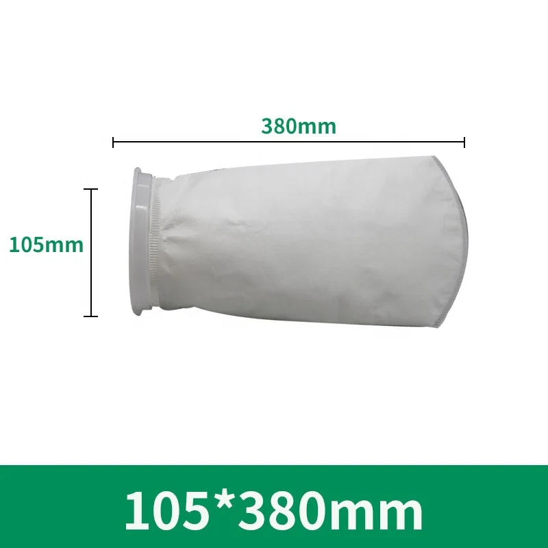 Liquid filtration 105*380mm 100 micron PP filter bag electroplating chemical coating ink filtration new product