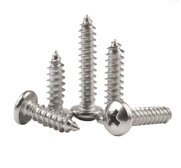 DIN 7981 M2.5 M3 M6 M8 China Suppliers Wholesale Stainless Steel Cross Pan Head Tapping Screw