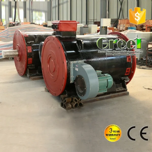  100kw 150 об/мин 3-х фазный генератор низких оборотах постоянный магнит с бесщёточной системой возбуждения энергии генератора переменного