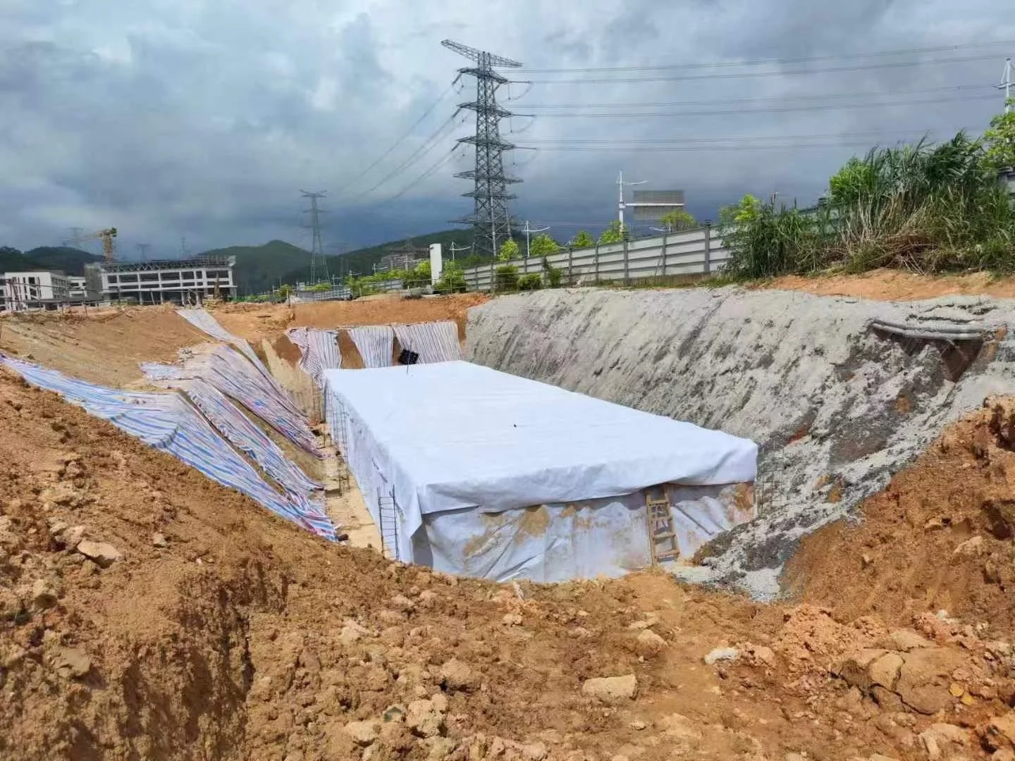 35Ton 45Ton 60Ton Attenuation Pond Module Tank for Rainwater Storm Water Collection Underground