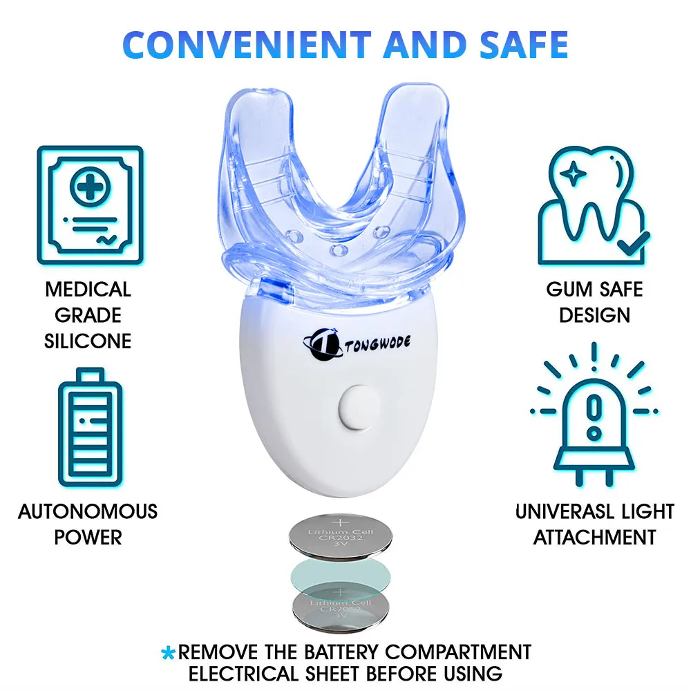 Factory Price Wholesale Teeth Whitening LED Light For Home Use Whiten Teeth Dental Care Teeth Whitening LED Light Customize Logo