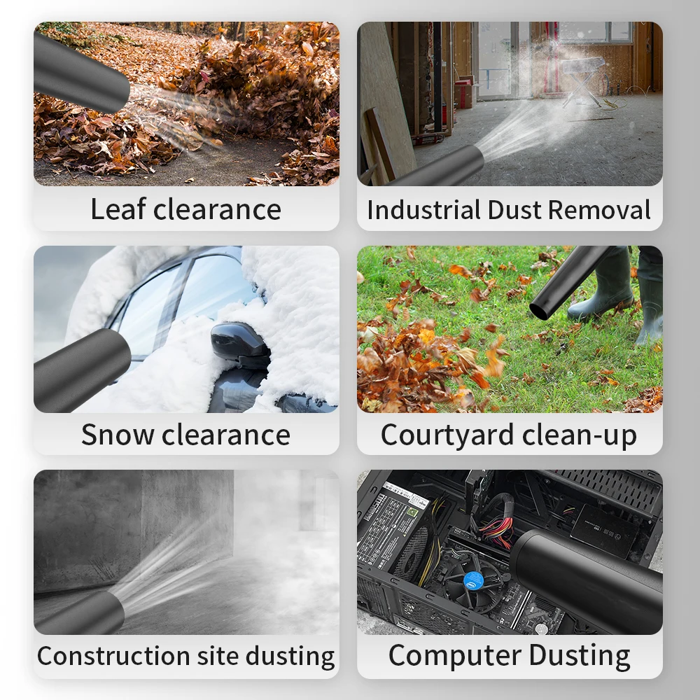 21V Brushless Cordless Leaf Air Blower Machine electric air blower battery leaf blower