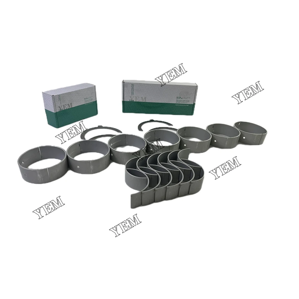 ISBE Main Bearing And Connecting Rod Bearin Kit & Thrust Washer Set For Cummins Engines For Cummins Engine Bearing Set