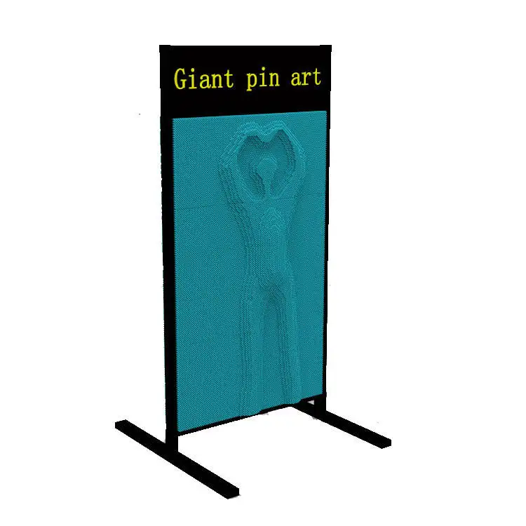 Betta Big Commercial Pin Art 3D Screen Board Installation Interactive DIY Wall Game for Sale