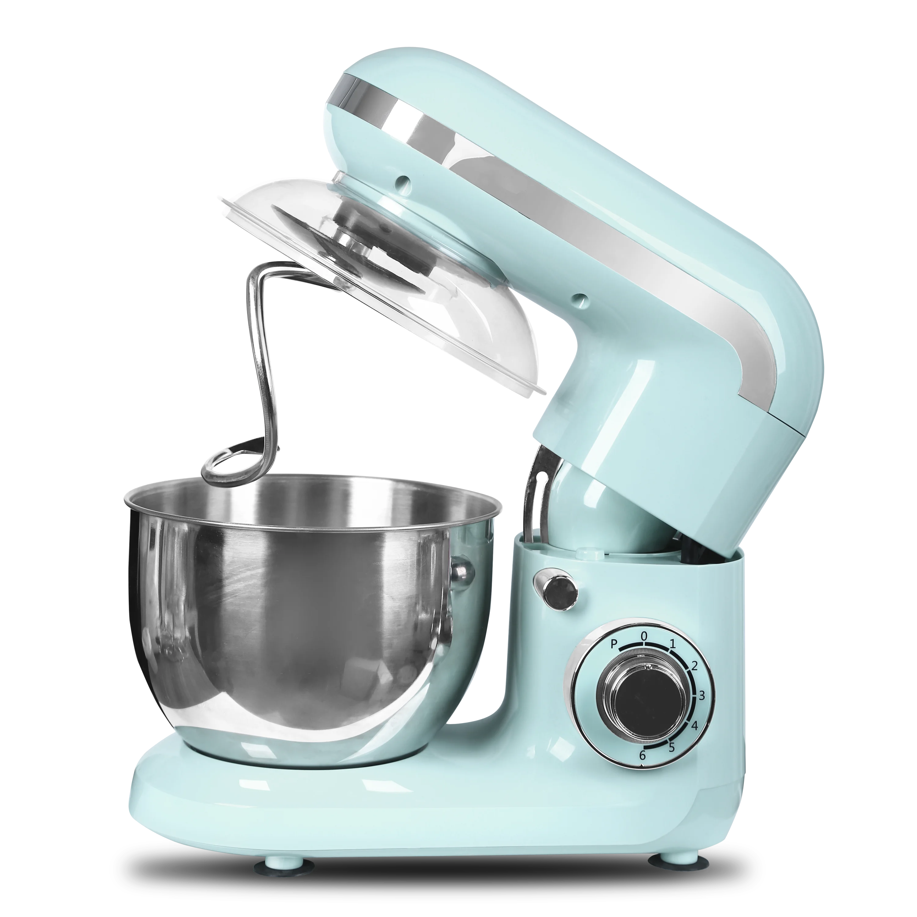 800W powerful kitchen machine 5L large food stand mixer with metal gears driving system