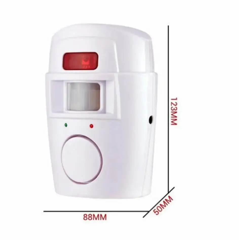 Wireless Motion Sensor Alarm Security Detector Alert System with Remote Control Indoor Outdoor Alert System with Remote Control