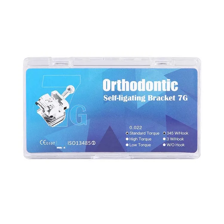 Dental Orthodontics bracket Case Teeth Braces Standard Torquing Self ligating Roth Brackets