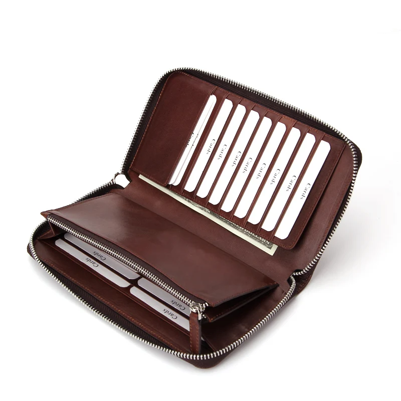 Wholesale Long Zipper Wallet OEM&ODM Design Card Holder Wallet Purse