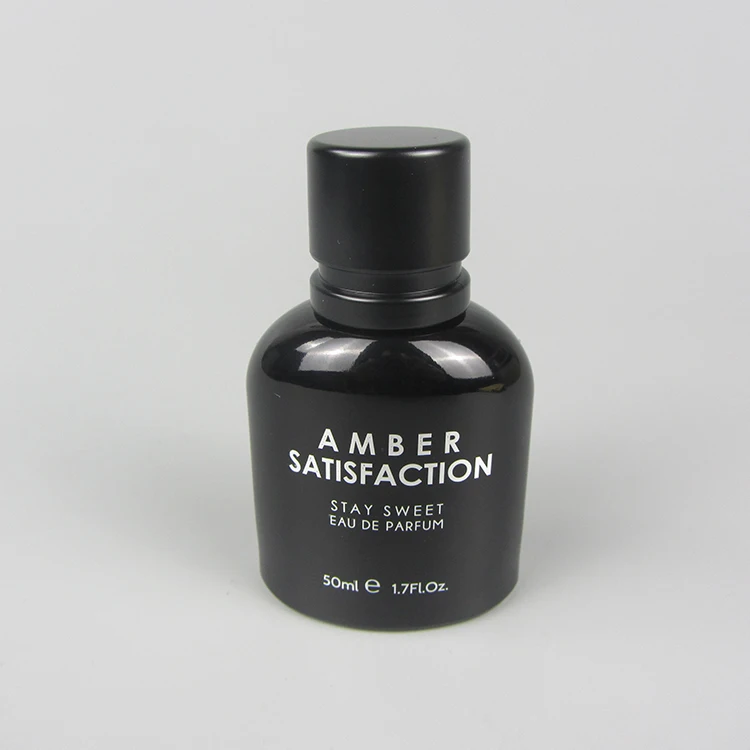 50 мл круглая янтарная бутылка для духов из французского стекла индивидуальные флаконы парфюма