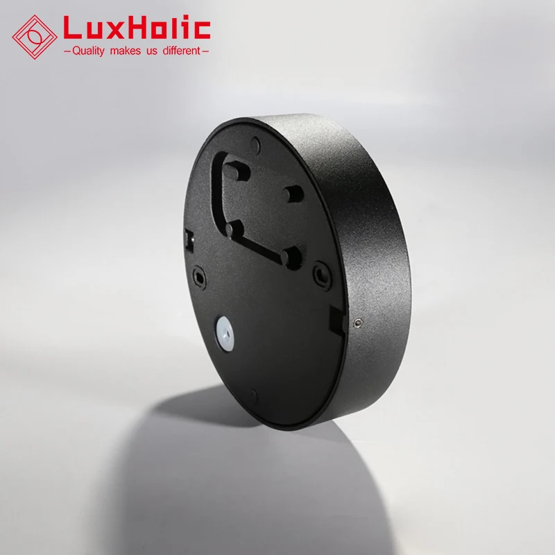  LuxHolic круглые 4 Вт черные алюминиевые водонепроницаемые поверхностные крепления лестницы шаг света современные наружные светодиодные Настенные