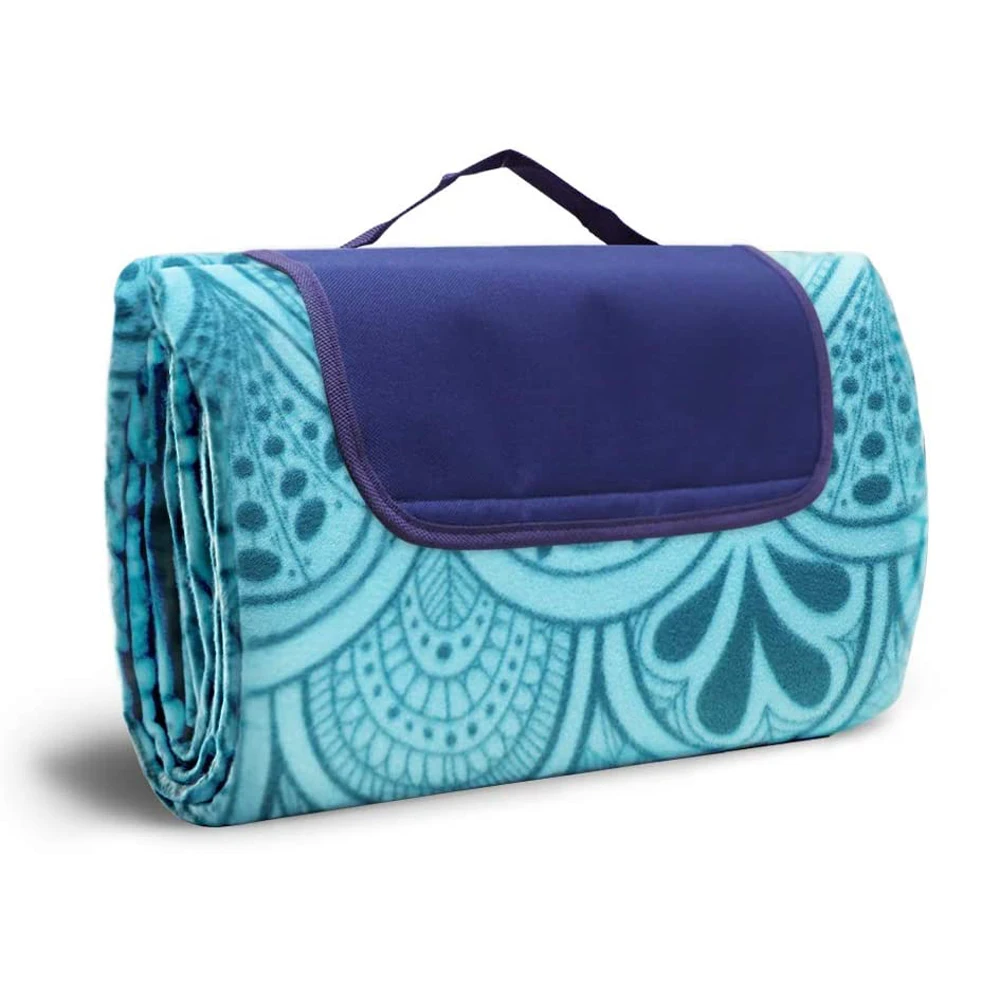 Extra Large Waterproof  3-Layer Fleece Picnic  Party Outside Big Outing Mat