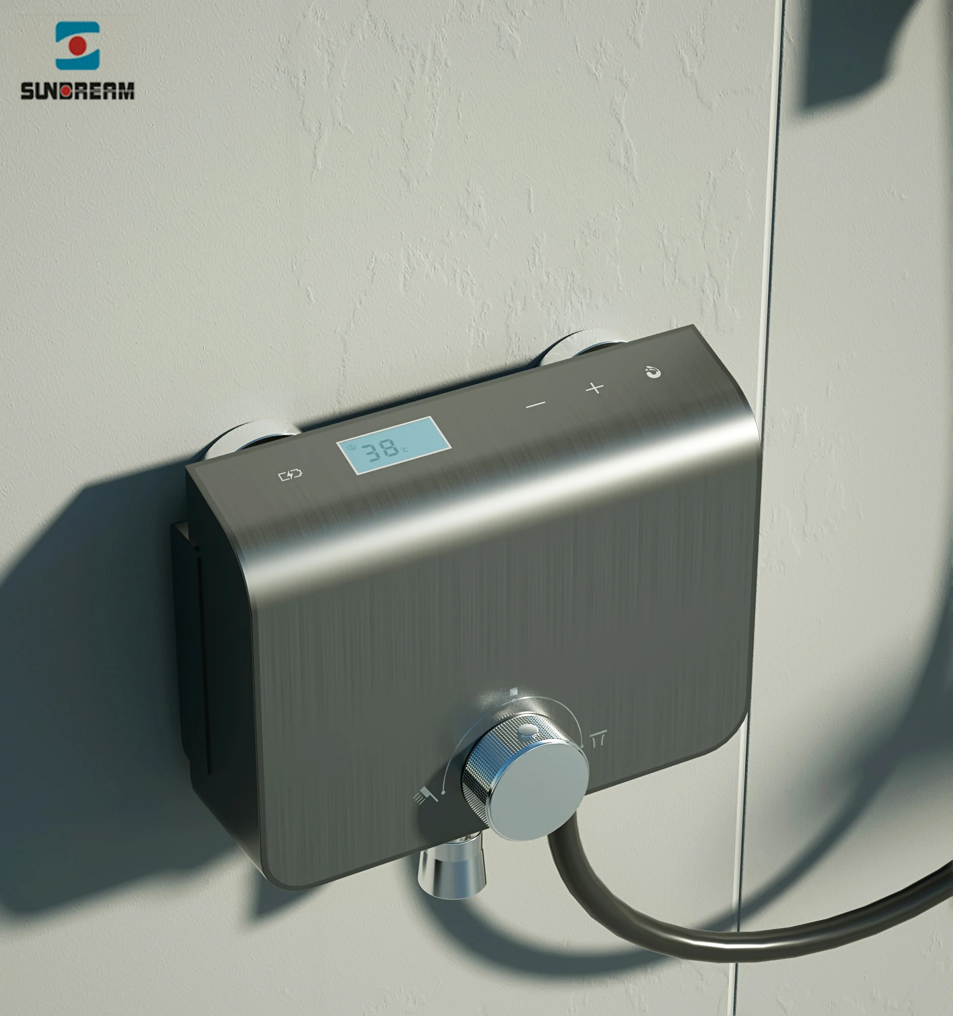 SUNDREAM smart brass rain shower set luxury bathroom faucets rain shower set with head shower