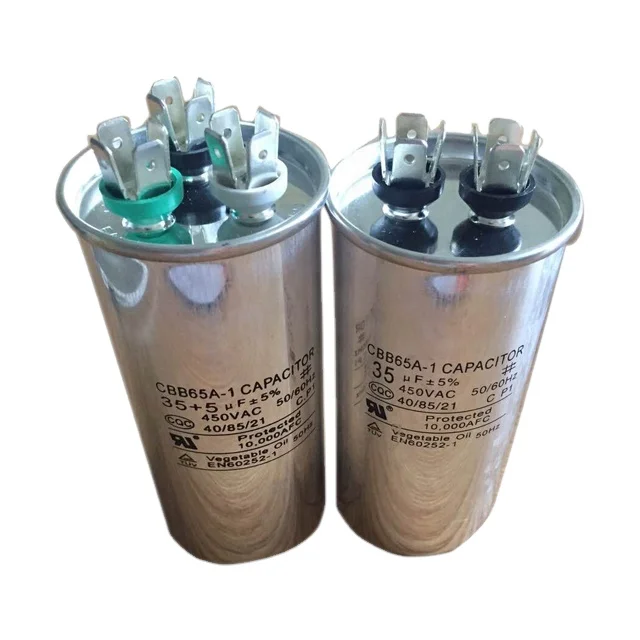 China made CBB65 AC motor capacitor run capacitor 110-450V 5uf 10uf 15uf 20uf 25uf