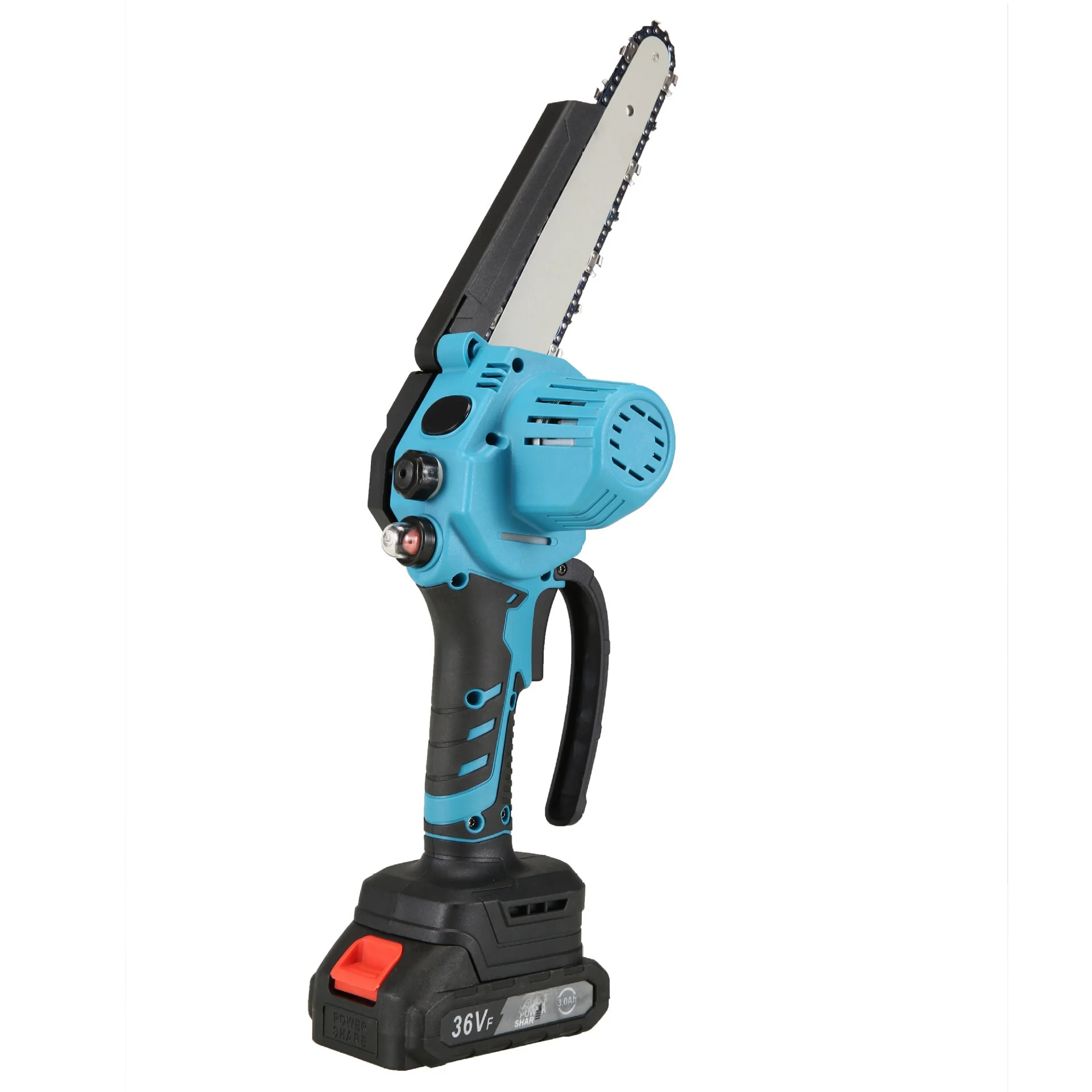 Rechargeable Single-Hand Electric Chain Saw Small Lithium Household Garden Mini Saw for Outdoor Woodwork for DIY Industrial Use