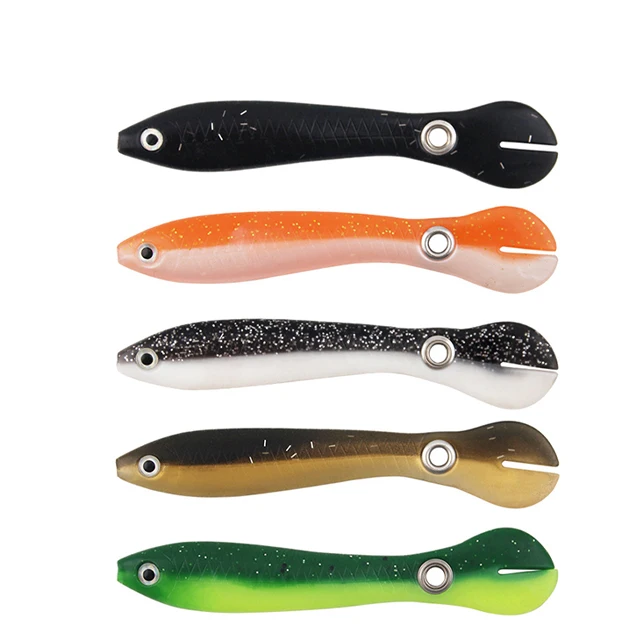 WEIHAI Factory Customization 2g 6g Bionic Loach Artificial Soft Plastic Seawater Fishing Lure