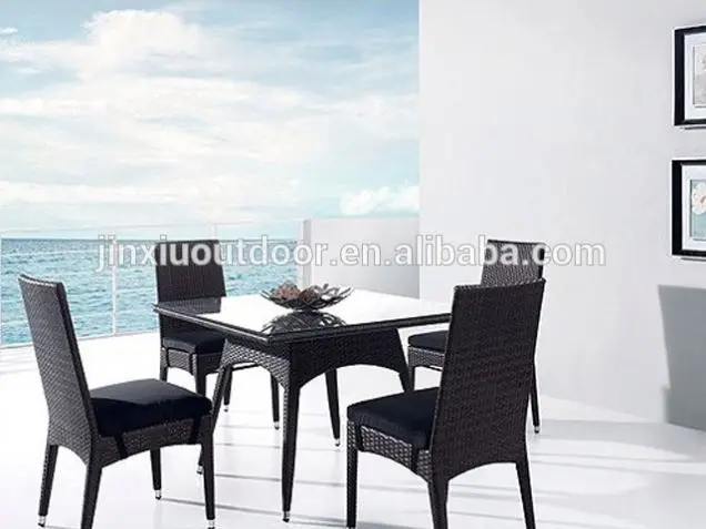 Outdoot patio chairs and rattan tables JX-2109