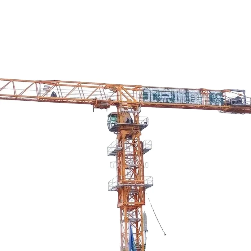 Professional manufacture cheap 8 ton 60m jib length Flat-top Tower Crane