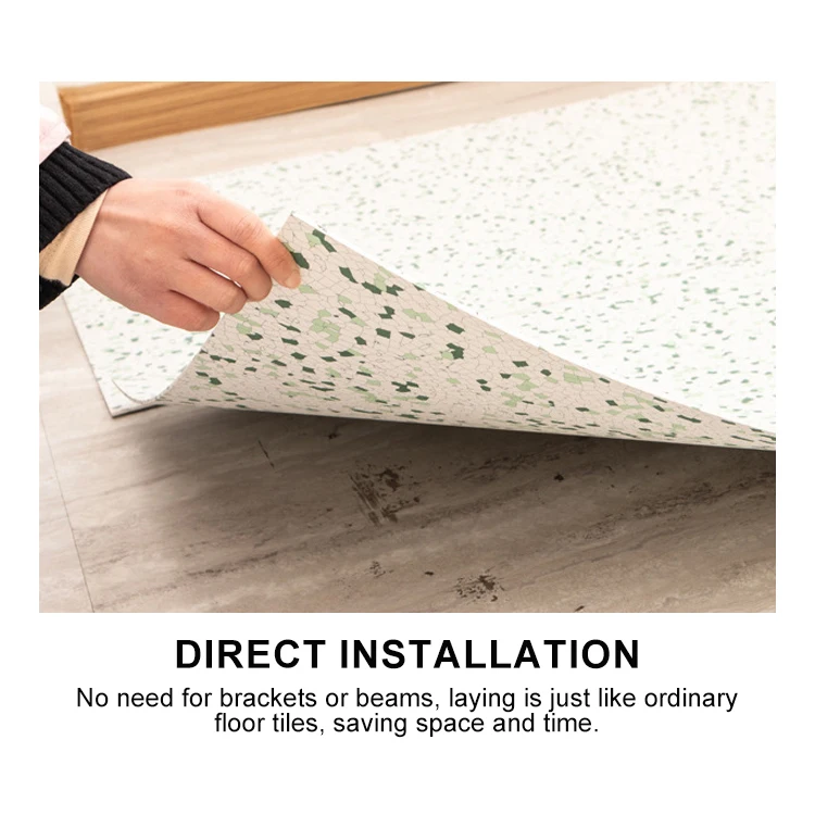 Высококачественный напольный ПВХ современный дизайн однородный антистатический пол для мастерских