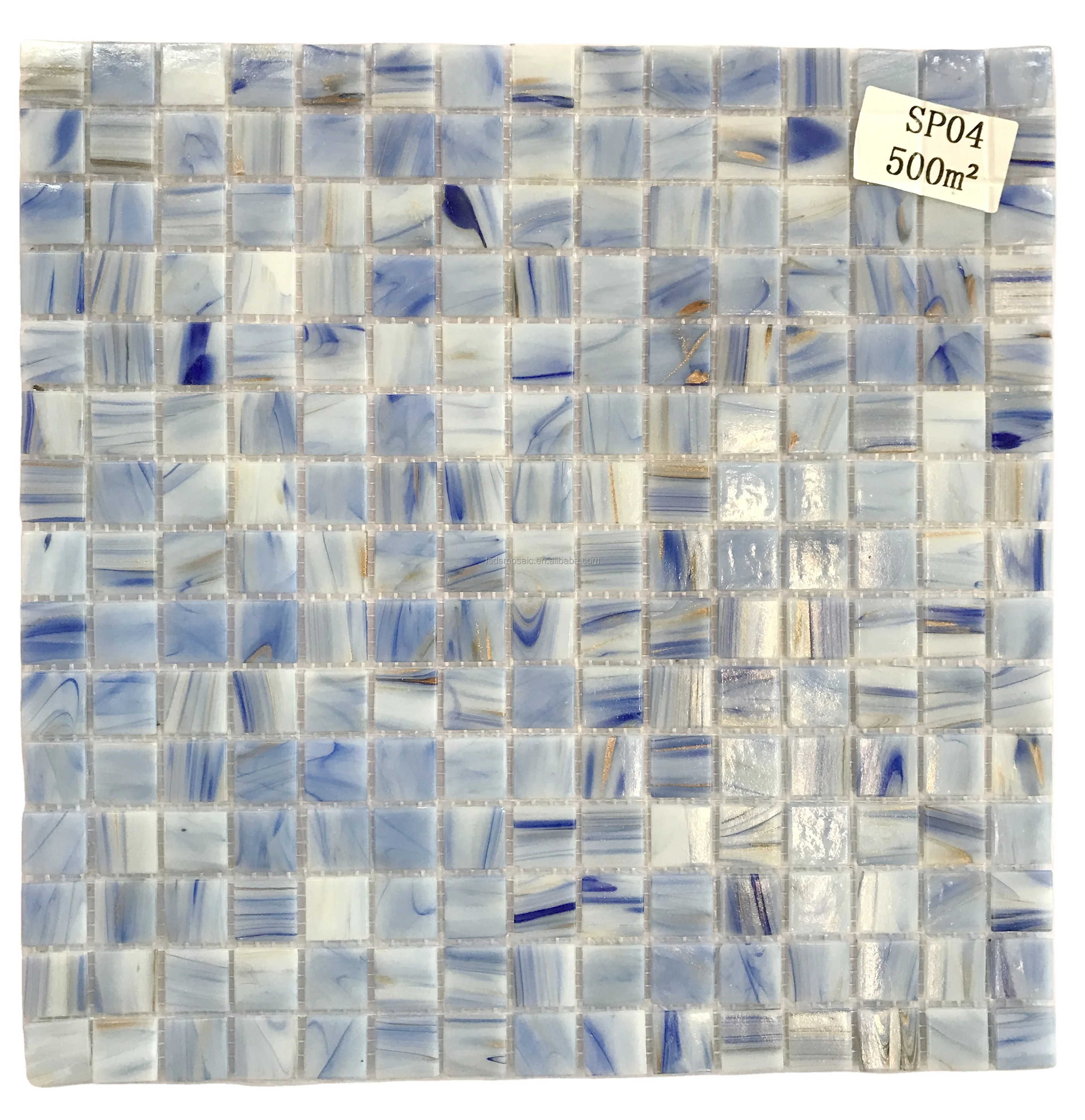 Marble mosaic bathroom wall carreaux piscine blue glass mosaic swimming pool mosaic tile