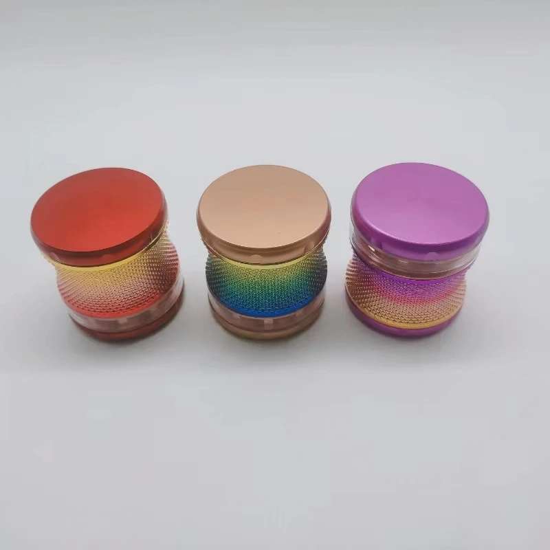 DPAG022 Different Design Four Layers Aluminum Smoking Metal Grinder