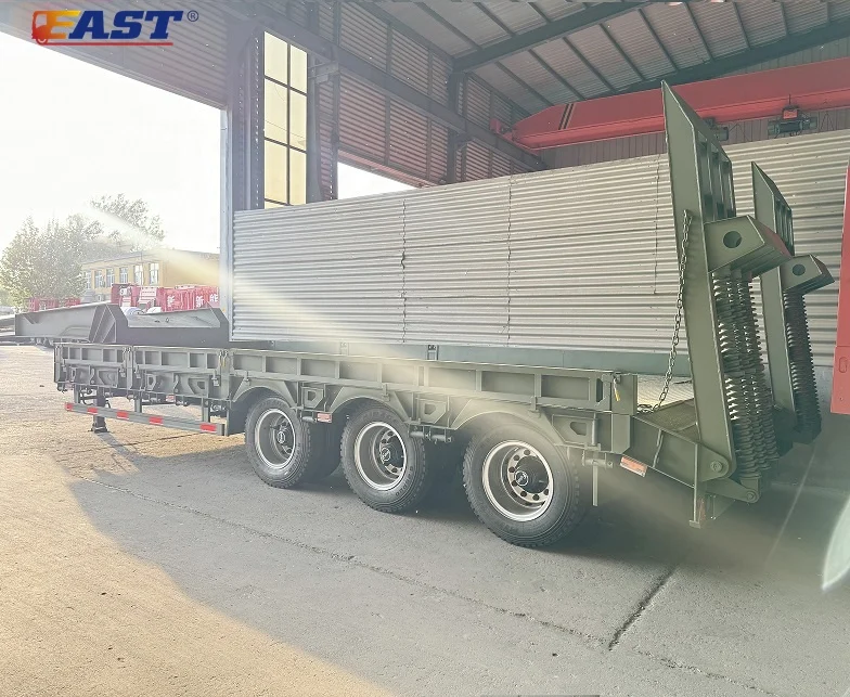 EAST 3 axle Low Bed Truck Trailer for sale lowboy trailer for sale
