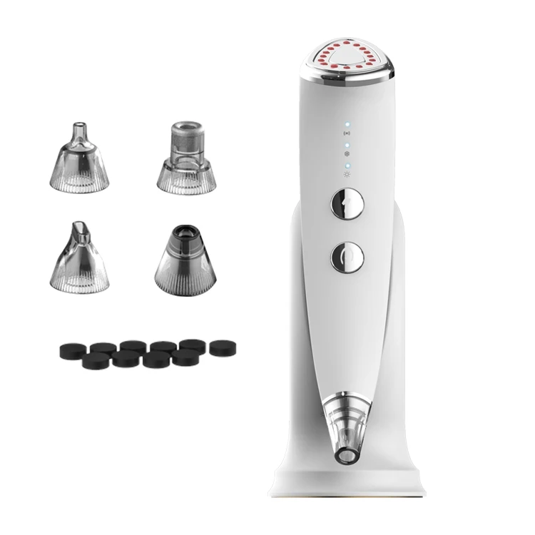 Ems Microcurrent 5 in 1 Red Light Therapy Smart Facial Massage Beauty Instrument Blackhead Remover Beauty Device