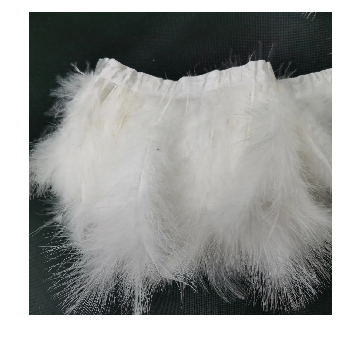 13 -18 см перо индейки накладка натуральный Турция перо качество обрезки бахромы с Ткань для платья