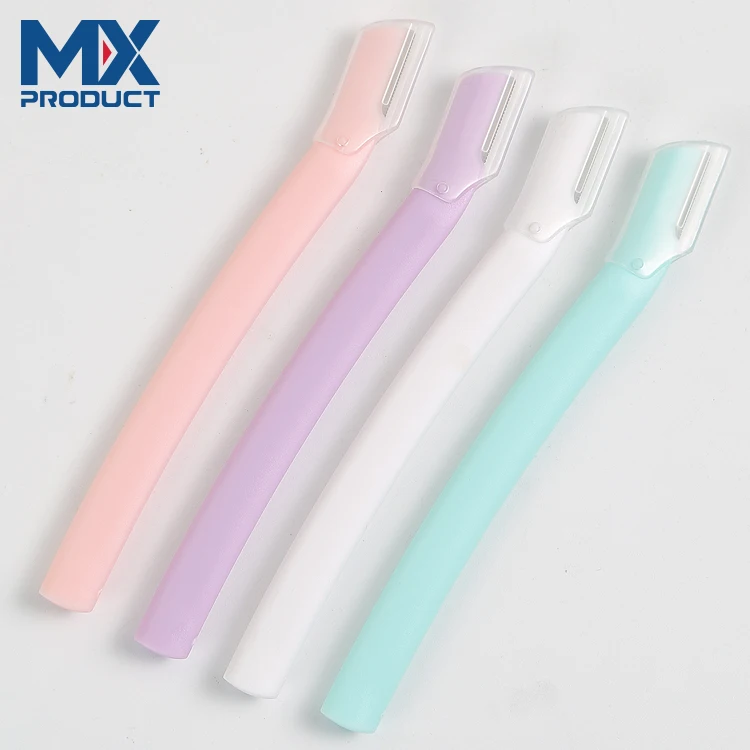 Wholesale Low Price Women Makeup Tools Eyebrow Trimmer Stainless Steel Blade Eyebrow Trimmer With Cover