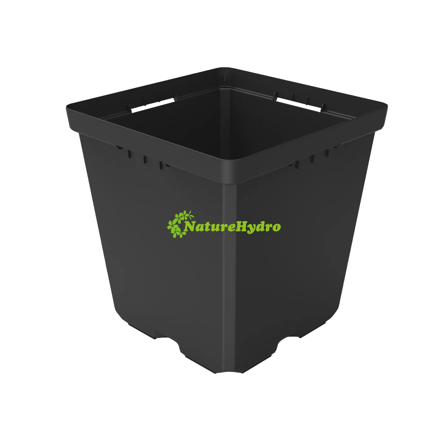 Best Selling Low Price PP Plastic Nursery Pots Black Grow Bucket Flower Pots Greenhouse Planters