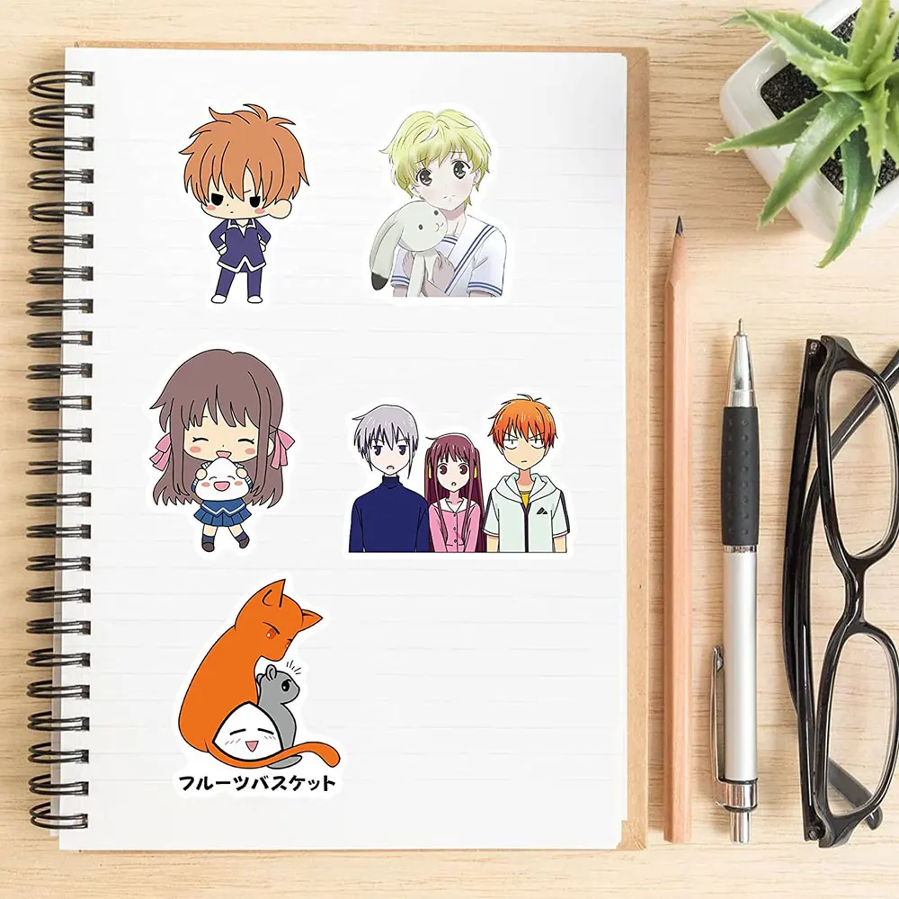 Custom Cartoon anime Sticker Packs in OPP Bag for Advertising And Promotion Use Die Cut Stickers Packs