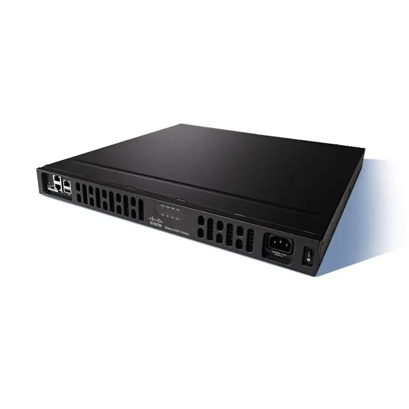 Новый 4300 серии маршрутизатор ISR4351-SEC/K9 100Mbps-300Mbps пропускная способность системы 3 WAN/LAN портов 2 порта SFP