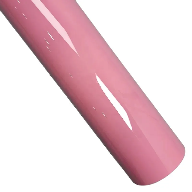 Premium car Hood Packaging Styling High gloss Pink sticker Automotive vinyl sticker Gloss Colored vinyl film sticker