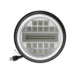 Manufacturer Bright Car Led Headlight Bulbs Modified Cars Led Light 7 Inch Round Led Headlamp