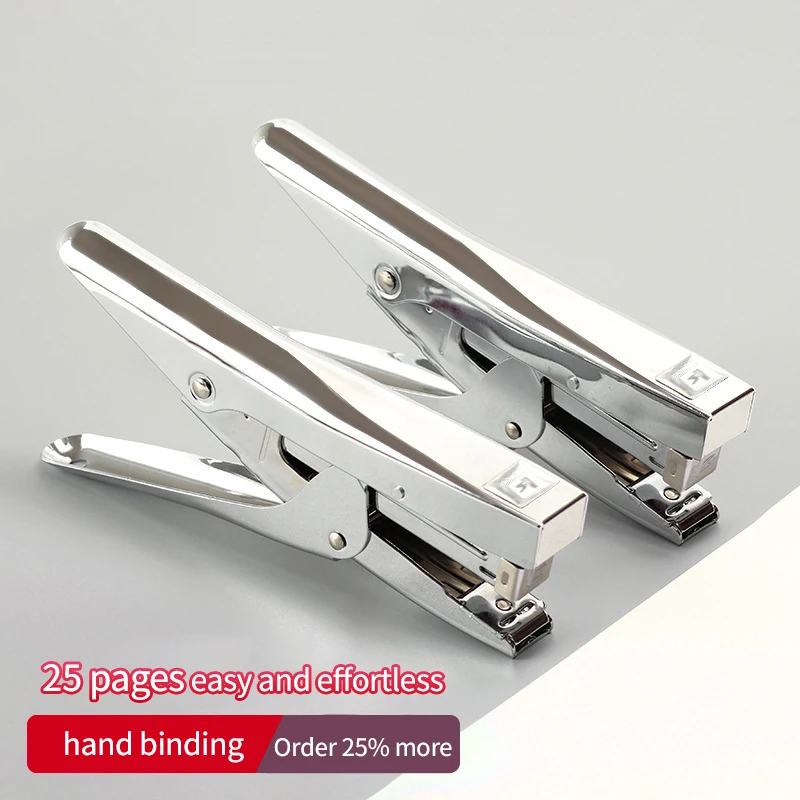 Office supplies hand-held stapler set No. 12 metal stapler labor-saving stapler machine