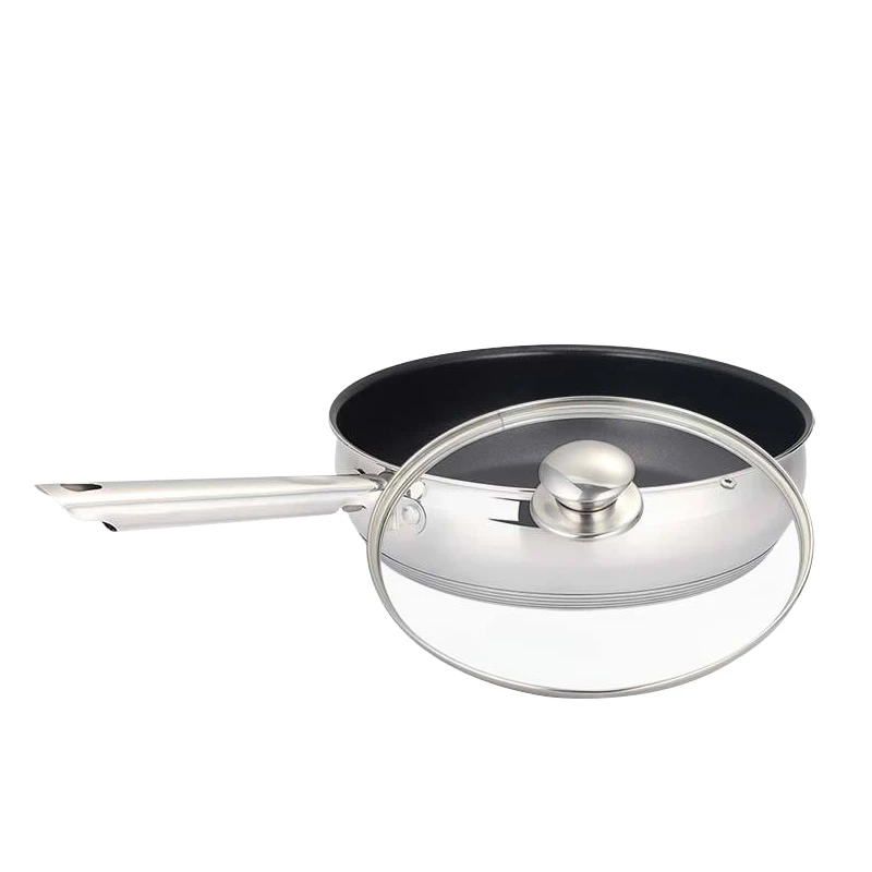 Non Stick Pan Set Cookware Set Cooking Detachable Stainless Steel Super Capsule Bottom Cookware Set With Removable Handles