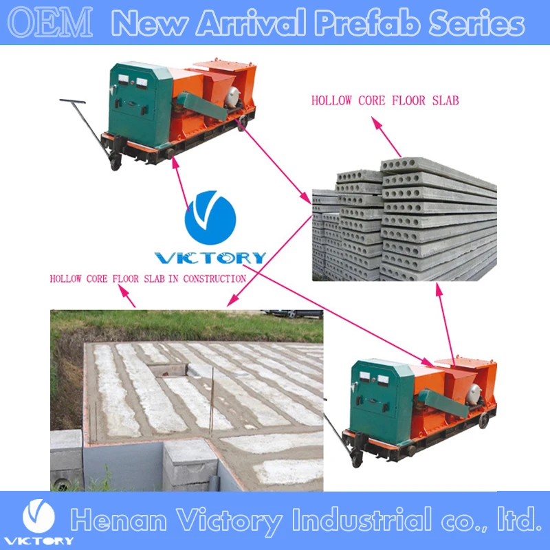 Hot sales! board extruding machine hollow core slab extruder