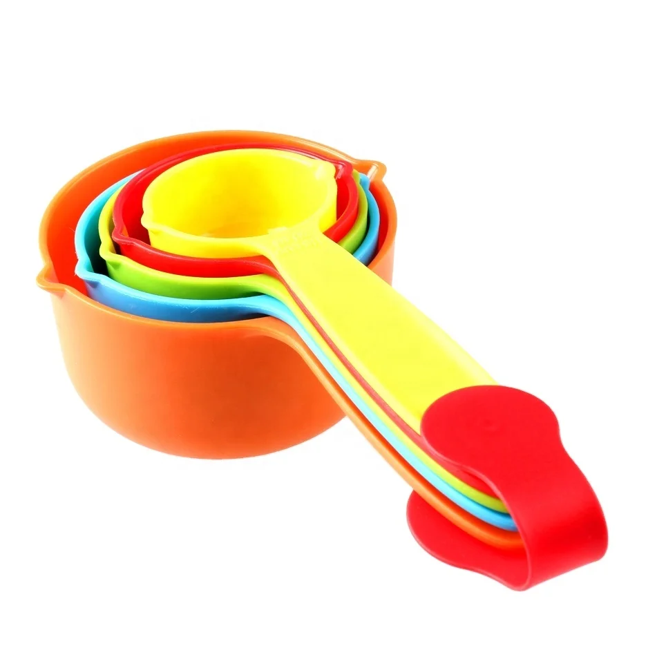 High quality 250ml/125ml/80ml/60ml/30ml plastic kitchen cooking baking tea coffee measuring spoon