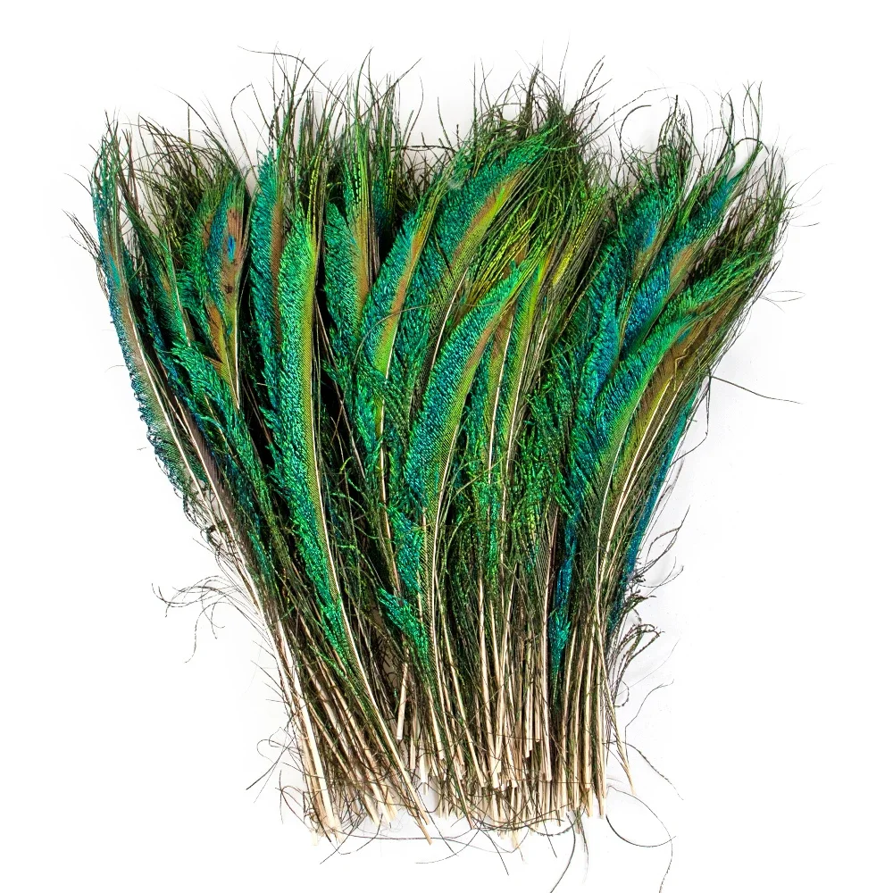 Natural Peacock Swords Feathers Peacock Quill Feather For Festival Costumes Diy Decoration