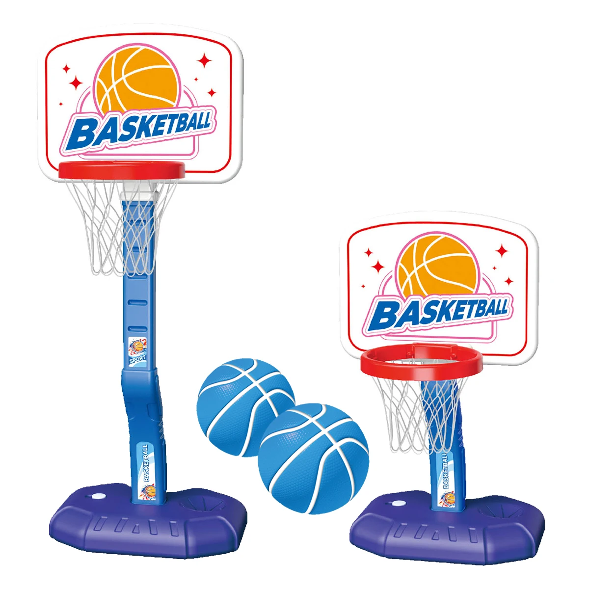 Toddler Basketball Hoop Height Adjustable Kids for Indoor Outdoor Play Portable Goal Poolside Swimming Pool Toy Boys Girls