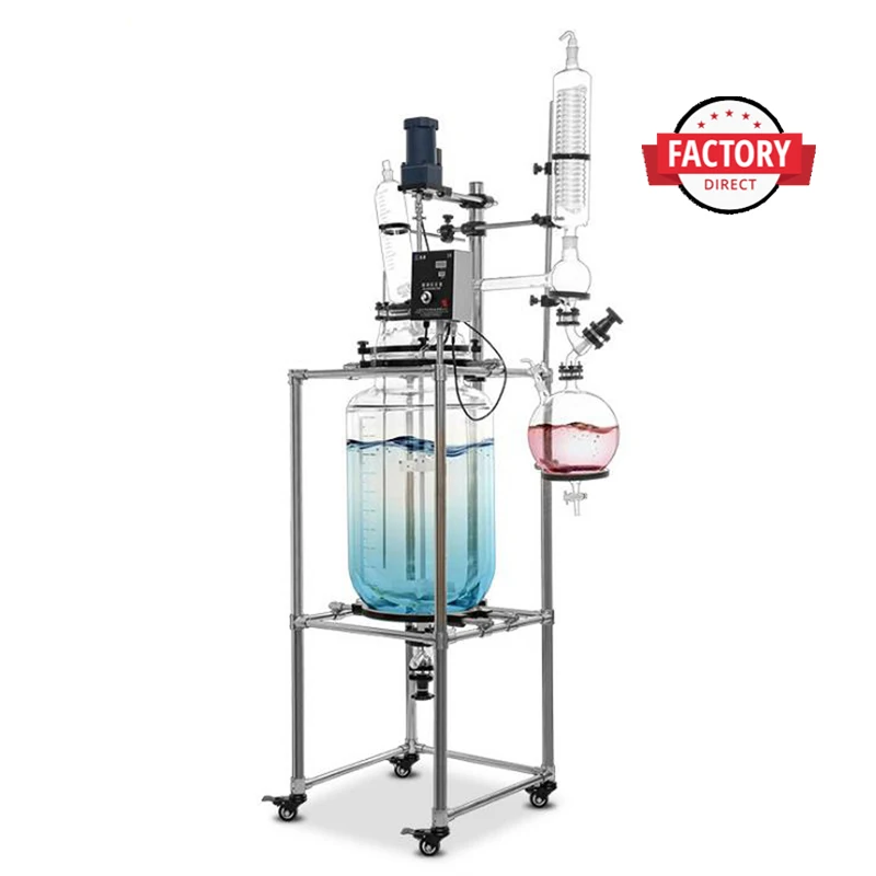 Continous flow reactor stirred tank column chemistry reactor cstr price