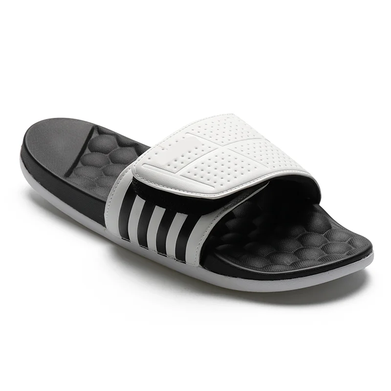 Henghao New Style Super Soft Ball Sole Adjustable Straps Originals Slides Slippers Men Pam Slippers For Men Light Weight