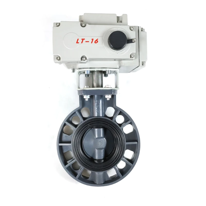 High Quality With Nice Price 1'-8' PVC Red Handle Compact Butterfly Valve