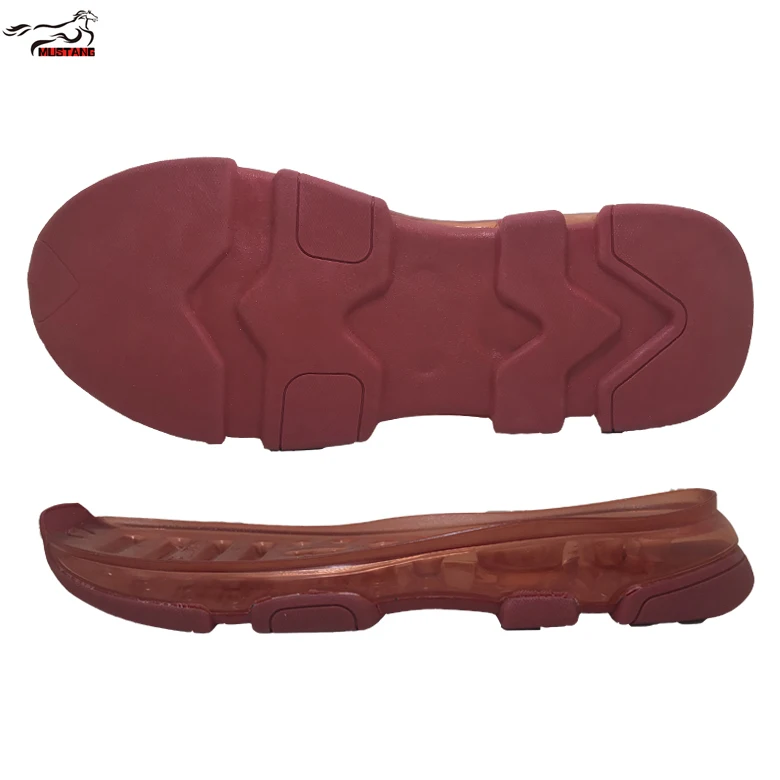 Factory customized running shoe phylon+tpr+air cushion soles fashion sneakers