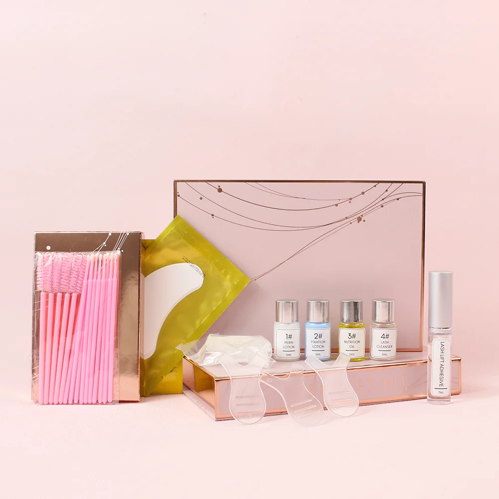 Upgrade formula without stimulation lash lift kit professional high quality silicone pallet for lash lift kit pumps