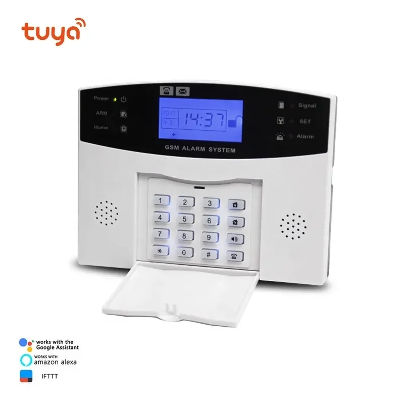 Smart WiFi GSM Self Alarm Tuya Application Notification Intelligent Control Anti intruder Home Store Security Alarm System