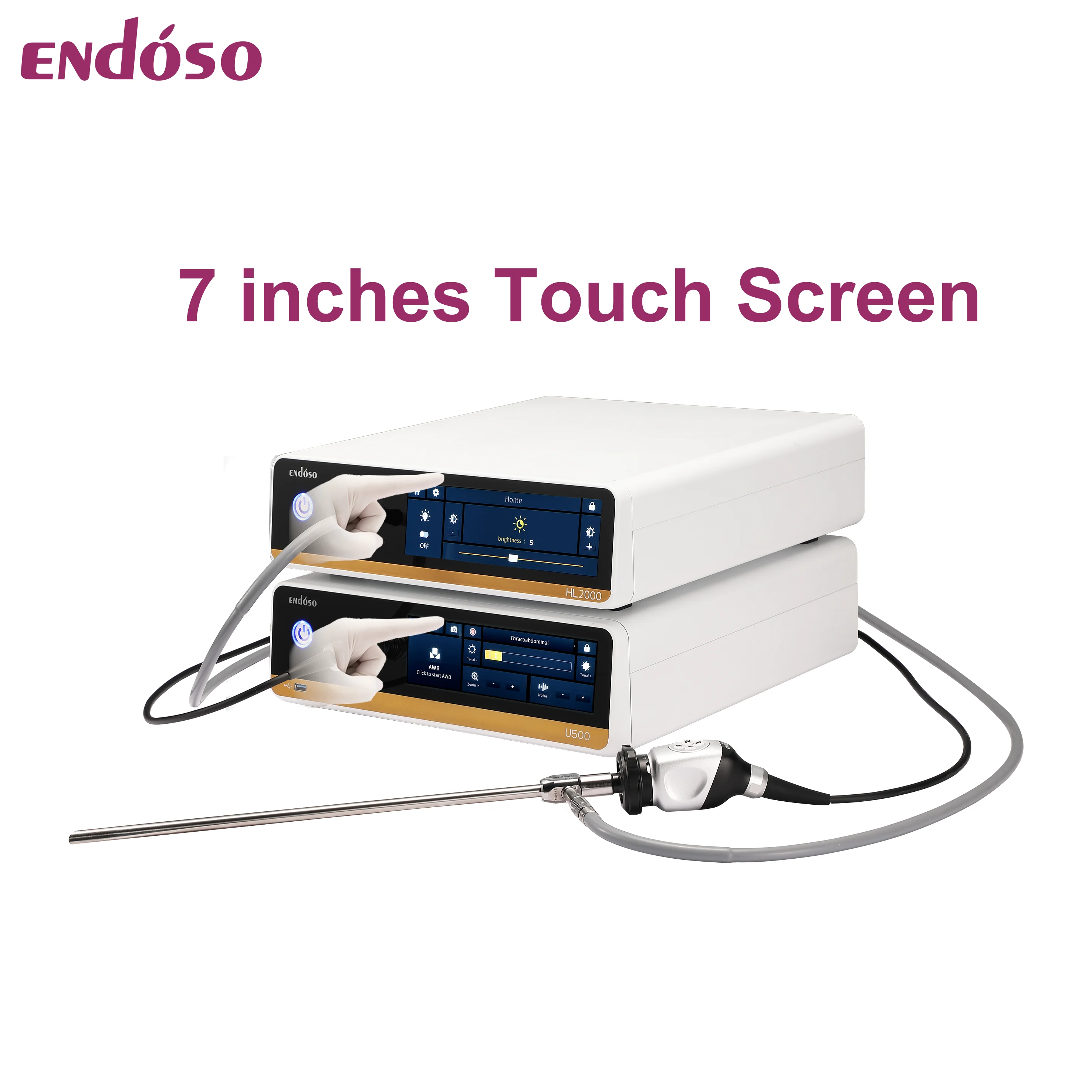 Touchscreen Medical Imaging Equipment 7 inch Endoscope System 4k Endoscope Camera for Laparoscopy ENT Athroscopy  with CE