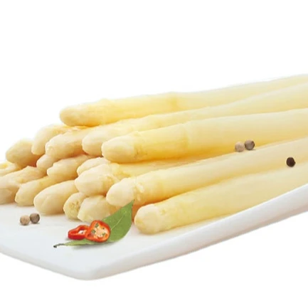 Factory direct supply canned grilled pickled white asparagus in jar